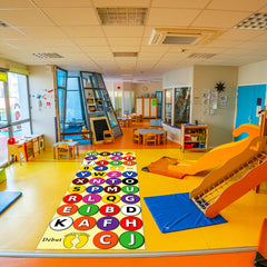 بساط 4 ألعاب الخطى والحروف ( Tapis 4 Jeux Empreintes et Lettres )