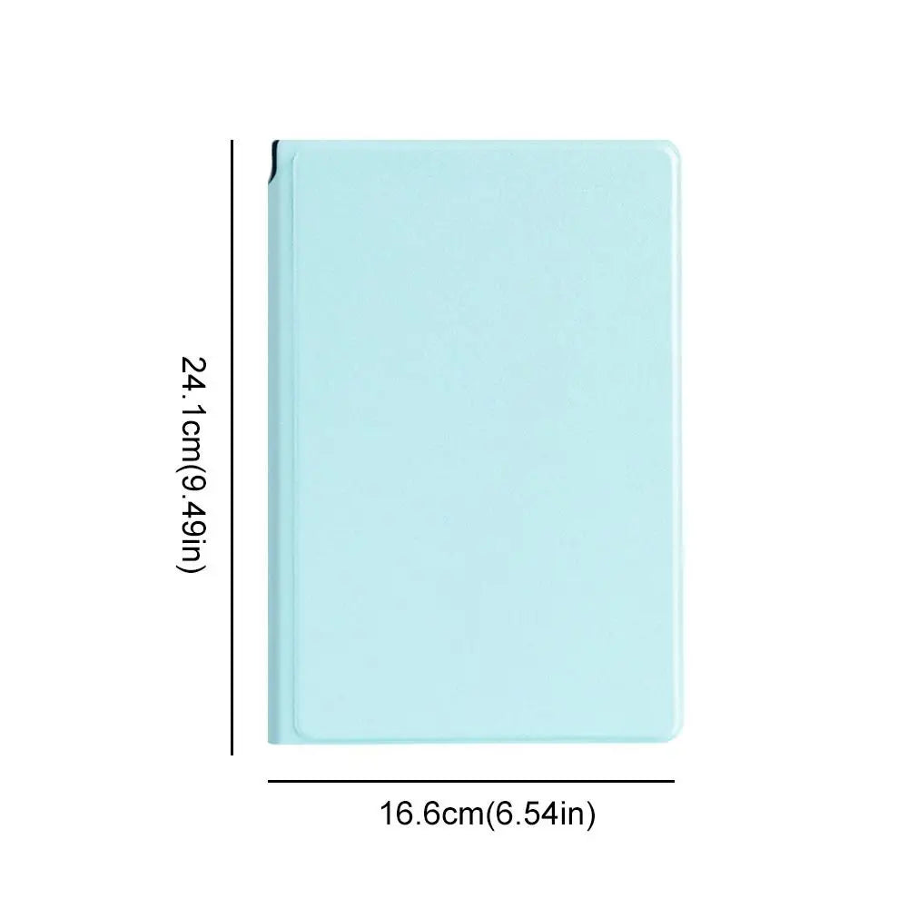 Folding A5 Whiteboard Notebook Reusable Business Whiteboard Notepad Leather Erasing Writing Board Office Accessories